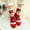B, variant on Tuscom 4Pcs Flock Christmas Stocking, Small Xmas Sock for Fireplace Mantel Decoration, Plush Cuff Holiday Gift Bag for Candy Toys and Stocking Stuffers, Home Party Festive Decor