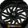 Tis 544bm x12 8x165 1 44et Gloss Black With Cnc Milled Accents Wheel Walmart Com Walmart Com