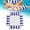 Dark blue, variant on 4-in-1 Inflatable Water Hammock Swimming Pool Floats with Air Pump, Lake Lounging Float Heavy Duty Portable Lounger Chair Raft Beach Bachelorette Essentials for Summer Relaxing