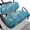 Sea Turtle Ocean Pattern, variant on Pzuqiu 2-Piece Haiti Flag Golf Cart Seat Covers | Breathable Washable Universal Fit for Most 2-Seater Golf Carts