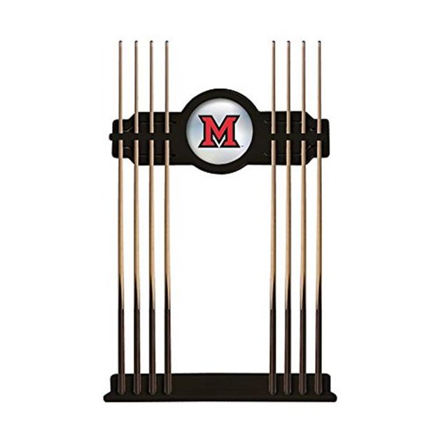 Holland Bar Stool CueBKMia-OH Miami OH Cue Rack - Black