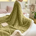 thumbnail image 6 of Yannianjz under $5 Fleece Throw Blanket, Double Layer Teddy Bear Blanket, Plush Faux Fur Couch Bed Throw, Soft Warm Home Decor Blanket, Cozy Living Room Nap Blanket,KidsAdult Cuddly Throw Blanket, 6 of 6