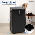 thumbnail image 2 of Aire acondicionado portátil SereneLife BTU, 2 of 5