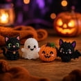 thumbnail image 6 of Mini 3D Beaded Animal Kit, Cute Pumpkin Ghost DIY Craft Bead Embroidery Set Gift for Stress Relief, for Adults, Teenagers, and Beginners, 6 of 10