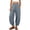 Gray, variant on SwiftWear Womens Barrel Sweatpants Elastic High Waisted Wide Leg Drawstring Lounge Baggy Pants Cotton Linen Trousers with Pockets