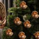 thumbnail image 4 of Adorno navideño de animales del bosque | Colgante de decoración navideña de 10 cm | Adorno de criaturas del bosque para decorar el árbol | Regalo festivo para la decoración navideña del hogar, 4 of 6