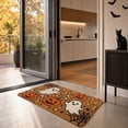 thumbnail image 7 of PoyoKee Halloween Front Door Mat, Ghost Jack O Lantern Welcome Mat, Stainproof Bathroom Rugs Kitchen Rug for Entryway Halloween Decorations, 16" x 24", 7 of 7