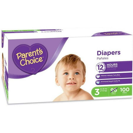 Parent's Choice Diapers Size 3, 96 ct