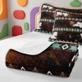 thumbnail image 4 of Erosebridal Cattle Pattern Bed Spread Queen,Western Cowhide Queen Coverlet Set,3pcs,1 Quilt and 2 Pillowcases, 4 of 7