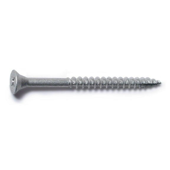 #8 x 2-1/2" Silver Ruspert Coated Steel Phillips Deckselect Bugle Head Deck Screws DKSBS-099