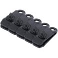 thumbnail image 1 of 5 piezas de clip reutilizable impermeable de tela de nylon hebilla de tienda, clip de tiburón de toldo de tienda, multifuncional y práctico para camping al aire libre, clip de cuerda de viento Acce Feliz Sencillez, 1 of 5