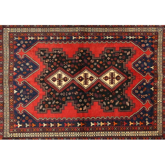 Ahgly Company Indoor Rectangle Traditional Brown Persian Area Rugs, 2' x 3'