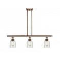 thumbnail image 1 of Innovations 516-3I-AC-G259-LED Caledonia 3 Light Island Light part of the Ballston Collection, Antique Copper, 1 of 1