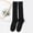 Black, variant on Pumxq Over Knee High Socks for Women Tights Socks Tretchy Soft Fabric High Socks Women Trouser Socks Women's Dress Socks Thigh High Socks Women's Leg Warmers N One Size