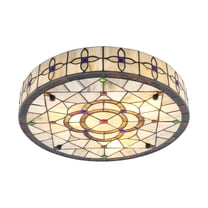 16'' Ceiling Lamp Round Ceiling Light Colorful for Bedroom Living Room Hotel