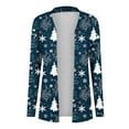 thumbnail image 5 of Christmas Cardigans for Women Open Front Fashion Print Fall Cardigan Casual Loose Outwear Clothes, 5 of 6