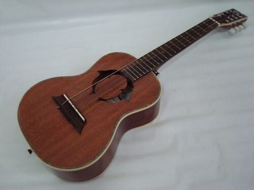 Free Gig Bag 8 String Solid Mahogany Dolphin Ukulele, Mandola, Uke