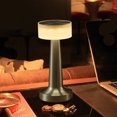 thumbnail image 1 of Lámpara de mesa LED moderna de hierro con Interruptor táctil lámparas Wdftyju de mesita de noche regulables para café restaurante sala de estar dormitorio decoración del hogar, 1 of 7