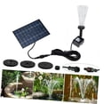 thumbnail image 3 of Highly Efficient Solar Water Pump Kit, Floating Birdbath Water Pumps With Easy To Use Features For Aquarium, Garden And Pool Decoration_Perfect Gift, 3 of 5