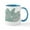 White/Blue Inside, variant on CafePress - Libra Peaceful Baseball - 11 oz Ceramic Mug - Novelty Coffee Tea Cup