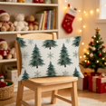 thumbnail image 4 of Tyidzon Christmas Pillow Covers 12 x 20 inch Xmas Tree Decorative Throw Pillow Covers, Soft Pillowcases Cushion Case for Couch Holiday Party Decor, 4 of 8