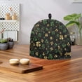 thumbnail image 4 of HELLHERO Easy to Clean Polyester Canvas Teapot Cover with Heat Preservation for Hotel, Clover, 4 of 8