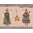 thumbnail image 1 of Anges et Étoiles Sépia Papier Peint Frontière pour les Enfants, Rouler 15' x 6.75'', 1 of 3