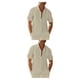 thumbnail image 1 of Camisa con Botones Casual Sonducket para Hombre Caqui XXXL 2piezas, 1 of 6