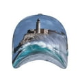 thumbnail image 2 of Daiia Lighthouse In Havana Baseball Cap Men Women Classic Adjustable For Running Workout And Outdoor Activitie All Season Dad Hat Gift, 2 of 9