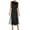 Black, variant on Efsteb Elegant Fringed Evening Dress for Women Shiny Sleeveless Tassel Tiered Party Cocktail Midi Dresses (Silver,XXXL)