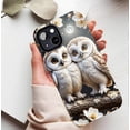 thumbnail image 5 of Cute Owl Phone Case with Charming Blossom Design for Couples & Valentine's Day - Compatible with iPhone 11/12/13/14/15/16 (Pro Max/Plus), 5 of 9