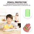 thumbnail image 4 of KAKOWELY 100 Pcs Transparent Pencil Caps Safe Pencil Protective Pencil Extender,1.77X"X0.39"X0.39", 4 of 4