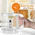 thumbnail image 5 of Food Processor Bowl, Cover and Pusher - Replacement Parts for NutriChef Multifunction Food Processor Model Number: NCFP8, 5 of 7