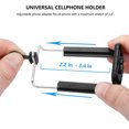 thumbnail image 3 of Adjustable Multi-function Universal Aluminum Alloy Tripod Stand,Smartphone Mount for Samsung and Other Brands Smartphones BLACK, 3 of 8