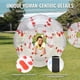 thumbnail image 4 of VEVOR - Pelota de parachoques inflable (1 unidad), 1,5 m (5 pies) de cuerpo, ideal para adolescentes y adultos, con forma de hámster humano de PVC de 0,8 mm de grosor, 4 of 9