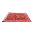 thumbnail image 2 of Ahgly Company Machine Washable Indoor Rectangle Abstract Red Modern Area Rugs, 2' x 4', 2 of 4