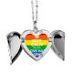 thumbnail image 1 of Rainbow Gay Lesbian ilustración Alas de ángel collar colgante regalo de moda Unbranded M, 1 of 3