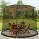 thumbnail image 2 of Fly Umbrella Net Toldo de patio al aire libre Malla de insectos Cremallera ajustable Mesa de jardín Pantalla de insectos kenally HA005525-00, 2 of 6