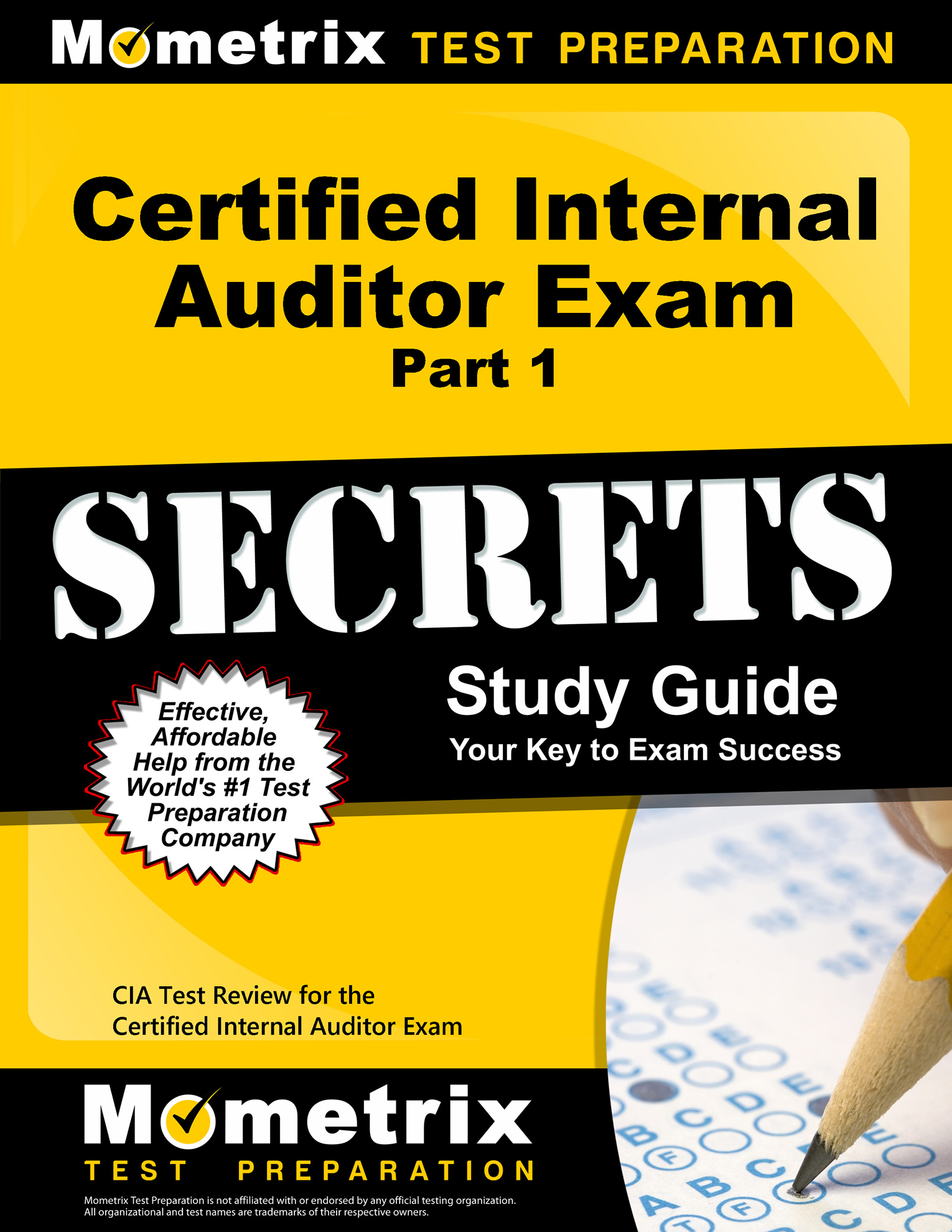 Certified Internal Auditor Exam Part 1 Secrets Study Guide CIA Test Review For The Certified