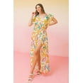 thumbnail image 3 of A Printed Woven Maxi Cover Up, 3 of 5