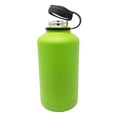 thumbnail image 5 of 64 oz Double Wall 18/8 Pro-Grade Stainless Vacuum Sealed Big Mouth Water Bottle with Leak-Proof Black Stay-On Cap | Great For Alkaline Water Storage - Light Green, 5 of 8