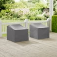 thumbnail image 5 of Crosley Furniture Patio Vinyl Chair Cover in Gray (Set of 2), 5 of 5