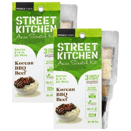 (2 Pack) Street Kitchen Korean Bbq Beef Asian Scratch Kit, 9 (Best Beef Cut For Korean Bbq)