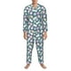 thumbnail image 3 of Balery Cute Rabbit Easter Pijama para Hombre de Dos Piezas con Manga Larga, Conjunto de Dormir y Descanso Suave con Bolsillos-X-Large, 3 of 7