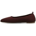 thumbnail image 3 of Journee Womens Maryann Slip On Round Toe Ballet Dress Flats, Widths Available, 3 of 10