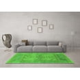 thumbnail image 3 of Ahgly Company Indoor Round Oriental Green Industrial Area Rugs, 5' Round, 3 of 4