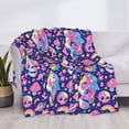 thumbnail image 3 of Yiaed Skull colorful mushroom Print Blanket Throw Blanket Soft Cozy Flannel Blanket for Home Bed Sofa Couch Chair-40"x30", 3 of 6