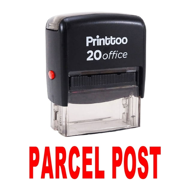 Printtoo Stamp PARCEL POST Self Inking Rubber Stamp Office Stationary-Red