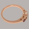 thumbnail image 5 of LBG British Made 14k Rose Gold Natural Opal & Ruby Womens Promise Ring - 33 size options - Size 9.5, 5 of 7