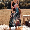 thumbnail image 2 of Jellyfish Ocean Style Design Sleeveless Dress Woman Fashion Long Dresses Women's Summer Suit Dress 2025, 2 of 7